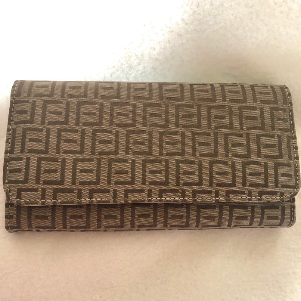 NEW Fabric Tri Fold Checkbook Wallet